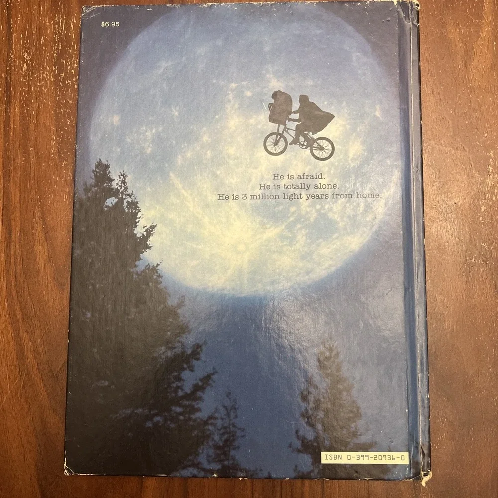 VINTAGE E.T. The Extra Terrestrial Storybook 1982 Large Illustrated Storybook